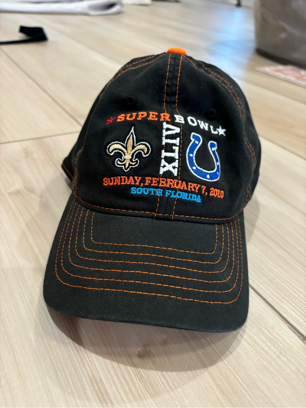 Reebok NFL Superbowl New Orleans Saints football championship men’s hat